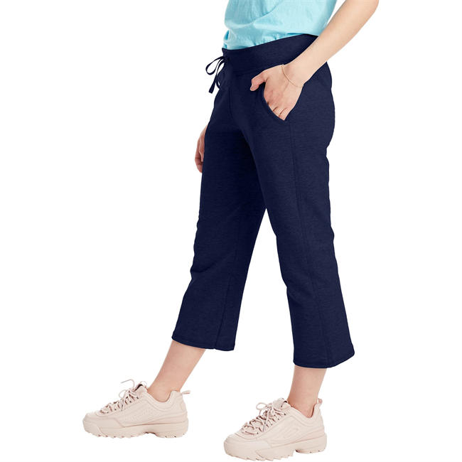 Women French Terry Pocket Capri