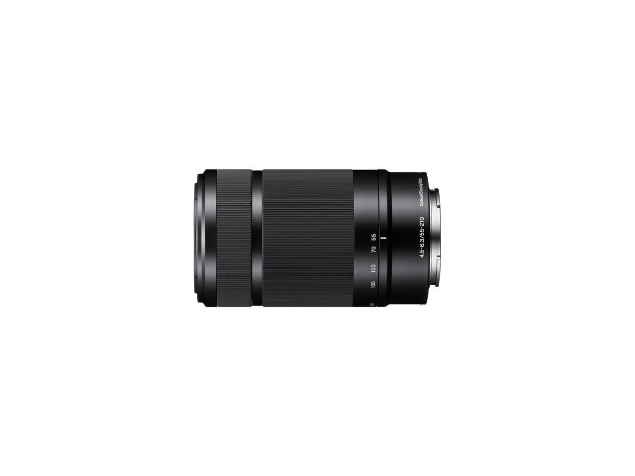 Sony E 55-210mm F4.5-6.3 OSS Lens for Sony E-Mount Cameras (Frustration Free Packaging) + Pixi-Basic Accessory Bundle