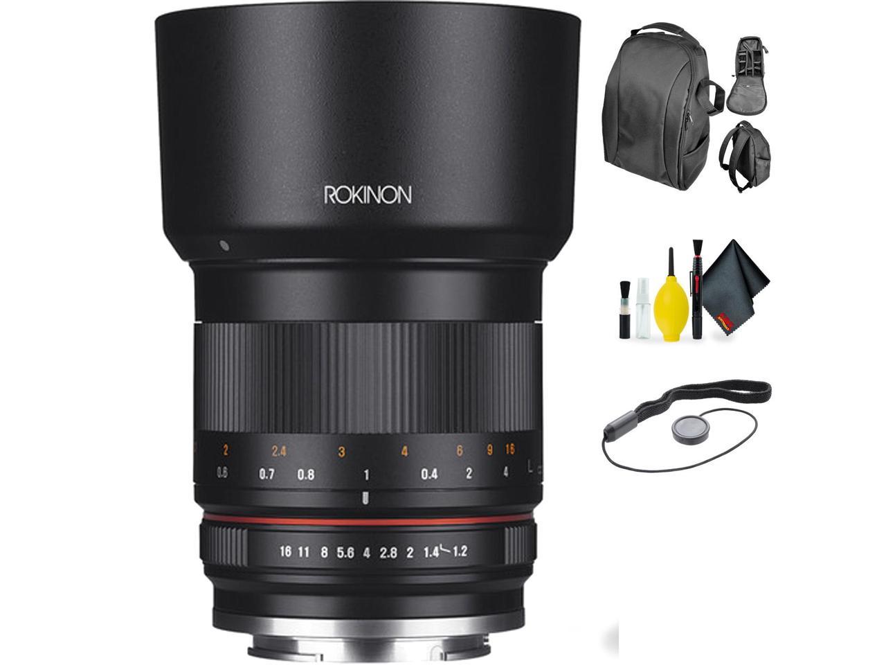 Rokinon 50mm F1.2 High Speed Lens for Sony E Mount + Deluxe Lens Cleaning Kit