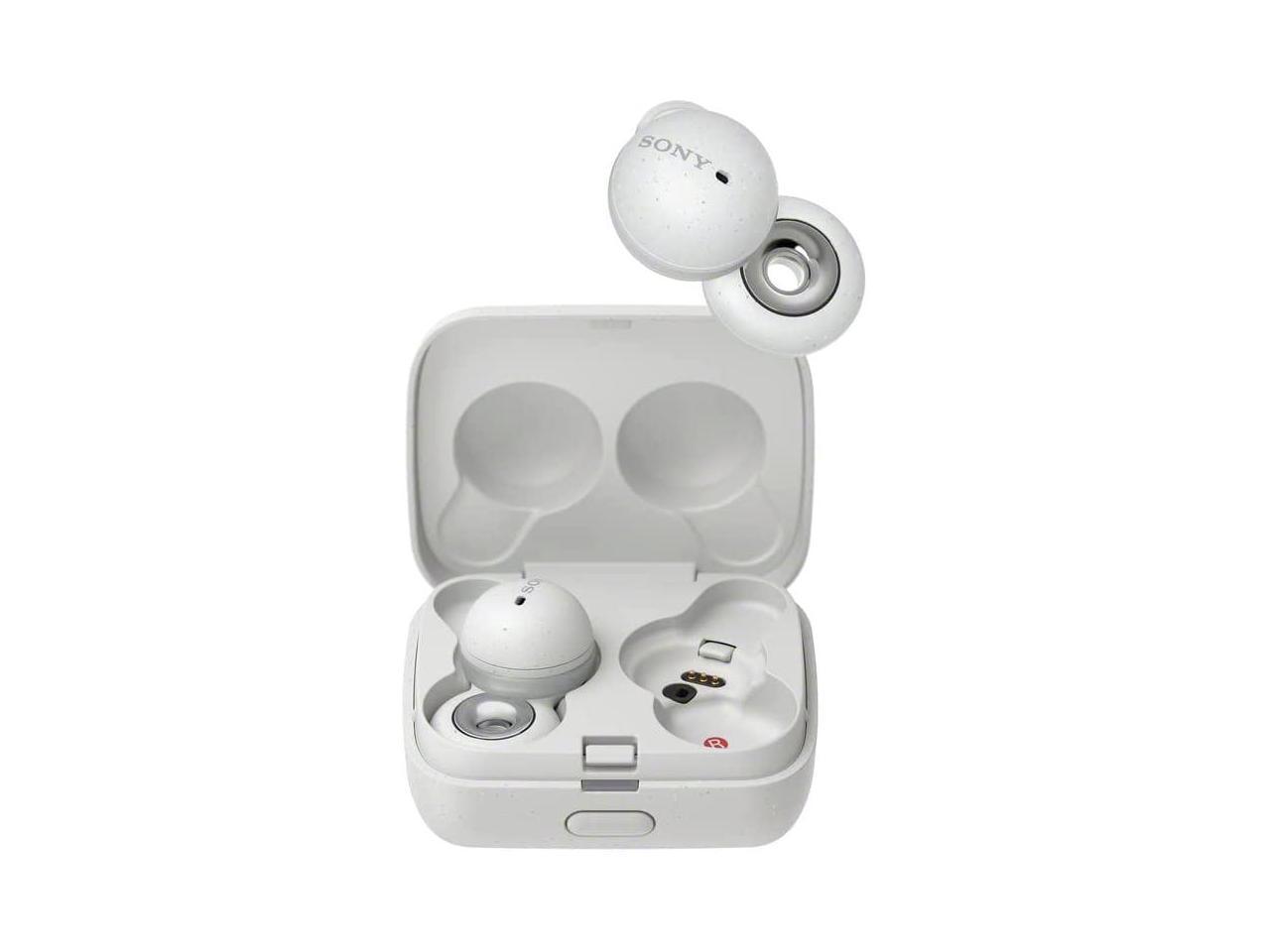 Sony WFL900-WHITE LinkBuds True-Wireless Open-Ear Earbuds - White (2022)