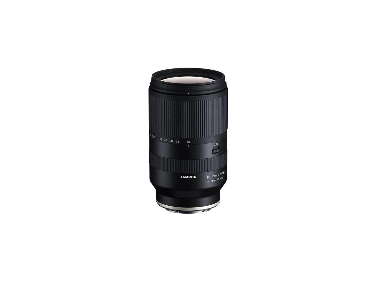 Tamron 18-300mm f/3.5-6.3 Di III-A VC VXD Lens for Sony E with Blower + Tripod + 64GB SD Card + Cleaning Kit + More