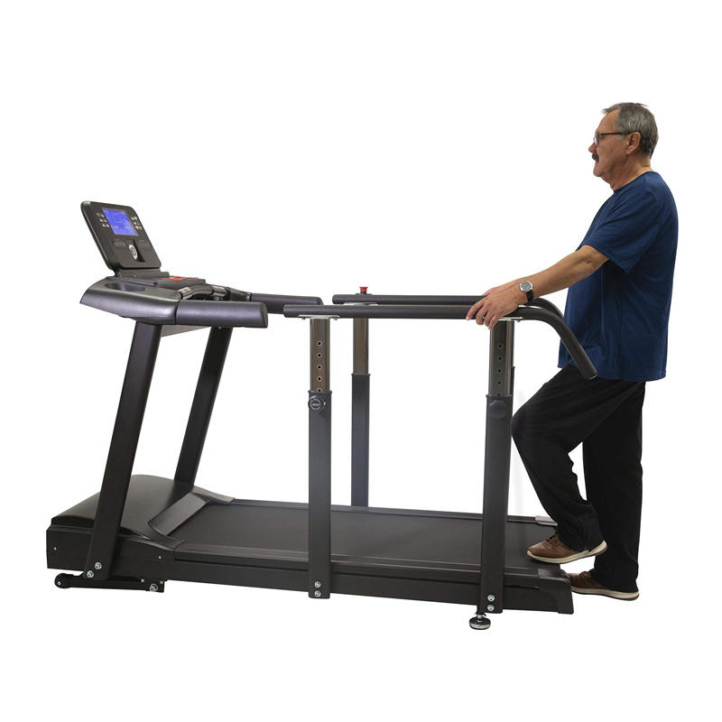 RehabMill Afforable Rehabilitaion Treadmill with Elevation and Adjustable Long Heandrails